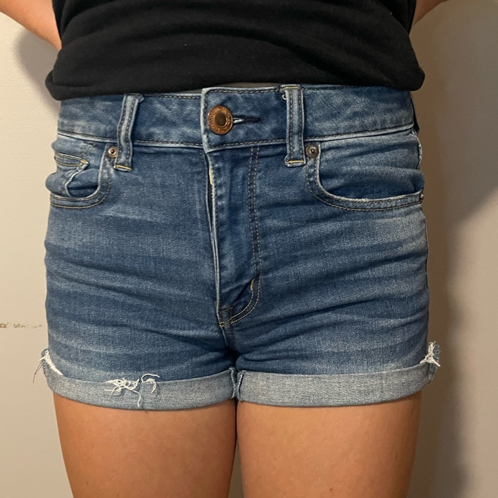 american eagle jean shorts